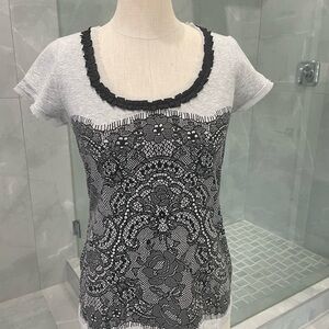Black and white Women's Top
